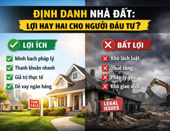 🔍 ĐỊNH DANH NHÀ ĐẤT: LỢI HAY HẠI CHO NGƯỜI ĐẦU TƯ?