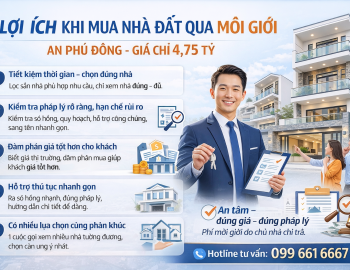 LỢI ÍCH KHI MUA NHÀ ĐẤT QUA MÔI GIỚI UY TÍN
