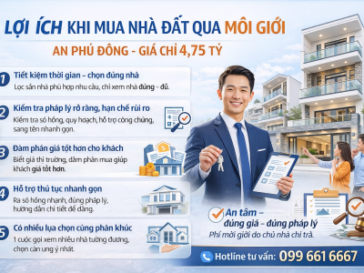 LỢI ÍCH KHI MUA NHÀ ĐẤT QUA MÔI GIỚI UY TÍN