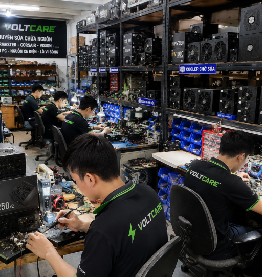 DỊCH VỤ SỬA CHỮA NGUỒN ĐIỆN TỬ CÔNG SUẤT LỚN VOLTCARE