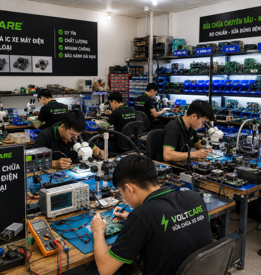 DỊCH VỤ SỬA CHỮA IC XE MÁY ĐIỆN CHUYÊN NGHIỆP VOLTCARE