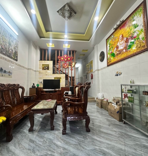 Bán nhà 4 tầng đường Phạm Văn Chiêu, phường An Hội Tây, 46,4/56 m², giá 8,2 tỷ