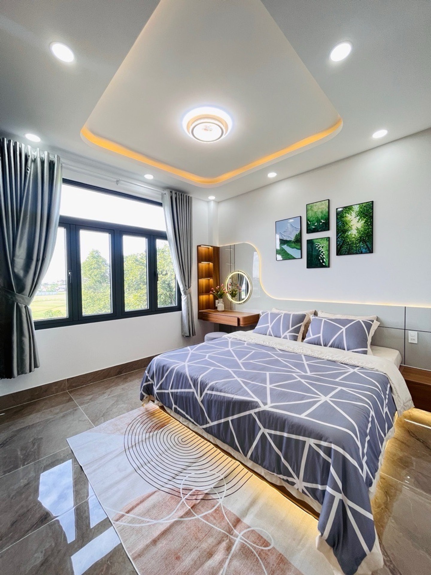 Nhà mới 5 tầng Quận 12 – Hẻm xe tải 6m, khu phân lô, giá 6,42 tỷ